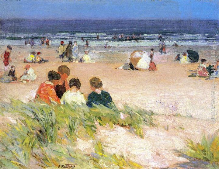 By the Shore painting - Edward Potthast By the Shore art painting